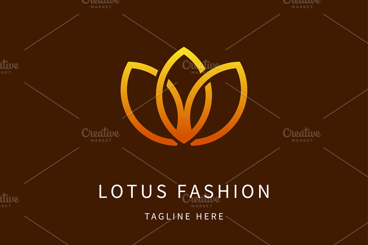 Lotus Fashion Logo Design Icon, a Branding & Logo Template by Morvana Crew