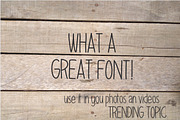 Great Font, a Script Font by Fonts & Printables (Thumbnail 1 of 3)