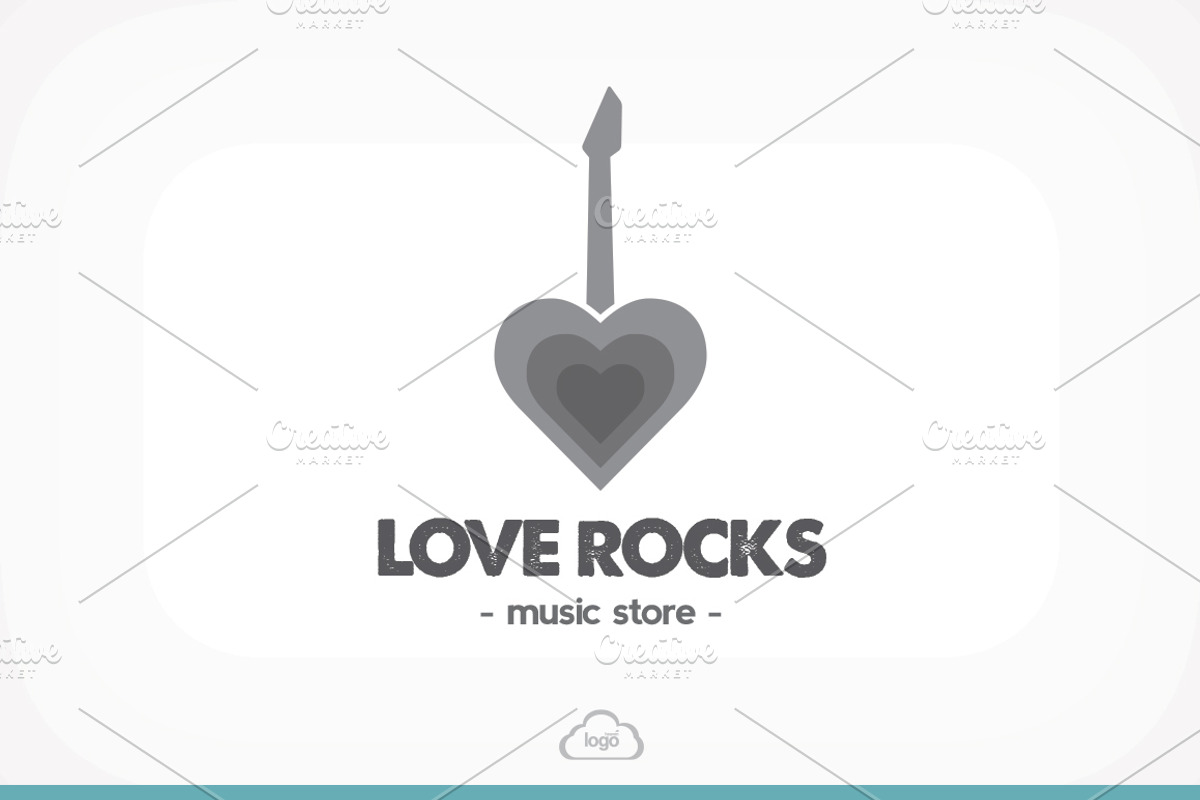 Love Rocks Logo Template, a Branding & Logo Template by Logo Heaven (Photo 3 of 5)