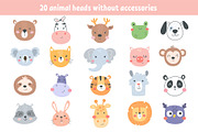 Cute baby animals faces, an Object Graphic by Leysan Shayak (Thumbnail 2 of 4)