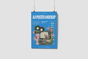 A4 Poster Mockups, an Advertising Mockup by graphiccrew (Thumbnail 12 of 16)