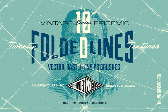 20 Folded Lines Textures - VES10 preview 6