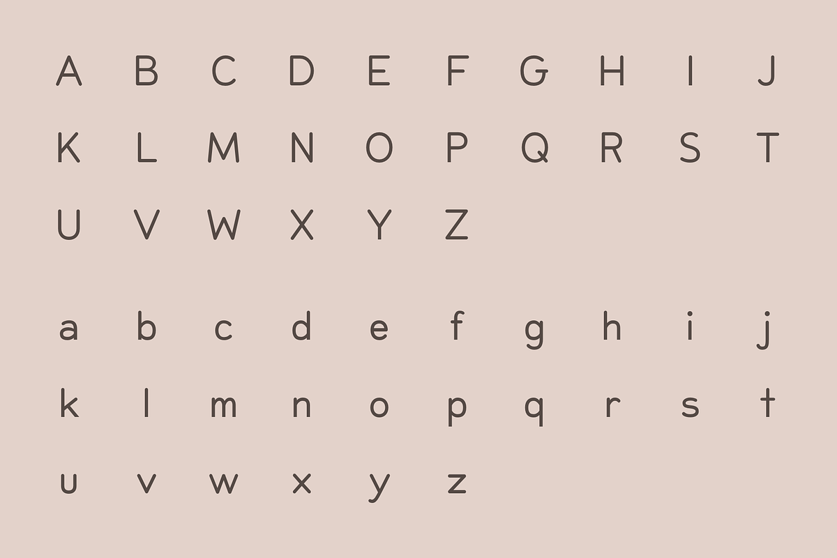 Peak, Sans-serif font preview 3