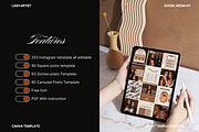 Brown Lash artist Instagram Template, a Social Media Template by My Template Studio (Thumbnail 6 of 18)