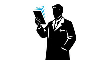 This Scientist Lab Silhouettes, an Illustration by Amazin_art (Thumbnail 9 of 22)