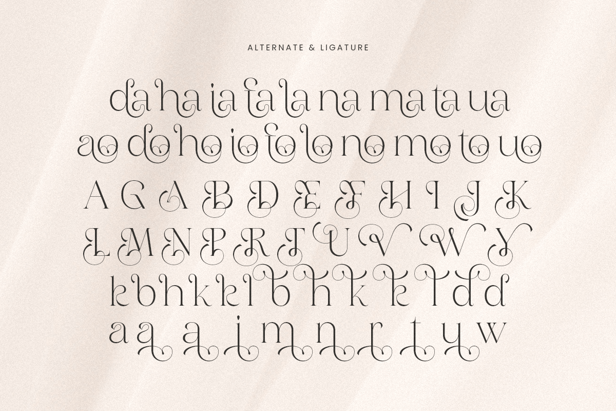 Madalino - Modern Beauty Luxury Font, a Serif Font by Sensatype (Photo 9 of 12)