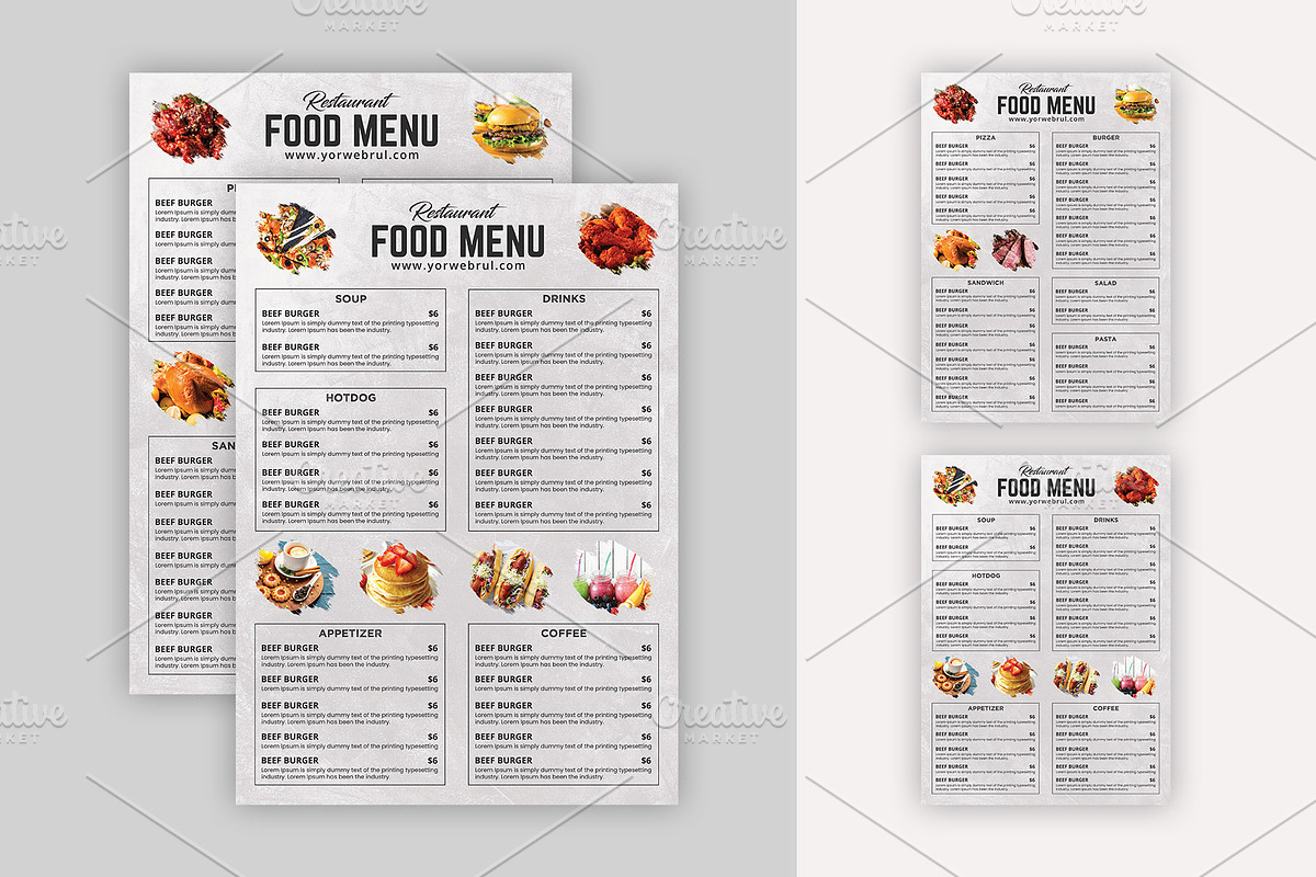 Restaurant / Food Menu Template