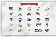 Hand-Drawn America's 250th Images, a Seasonal Illustration by H&C Drawings & Designs (Thumbnail 10 of 15)