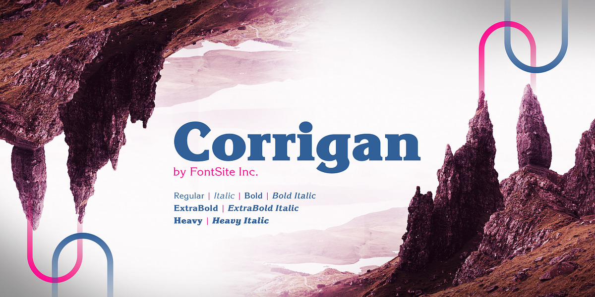 Corrigan, a Slab Serif Font by FontSite Inc. (Photo 1 of 2)