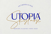 Utopia Skylark - Font Duo, a Sans Serif Font by Signatoro (Thumbnail 1 of 20)