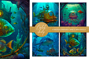Miles Under The Sea Illustrations, an Illustration by The Dutch Lady Designs (Thumbnail 3 of 4)