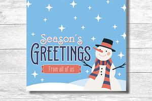 Season's Greetings Holiday Card