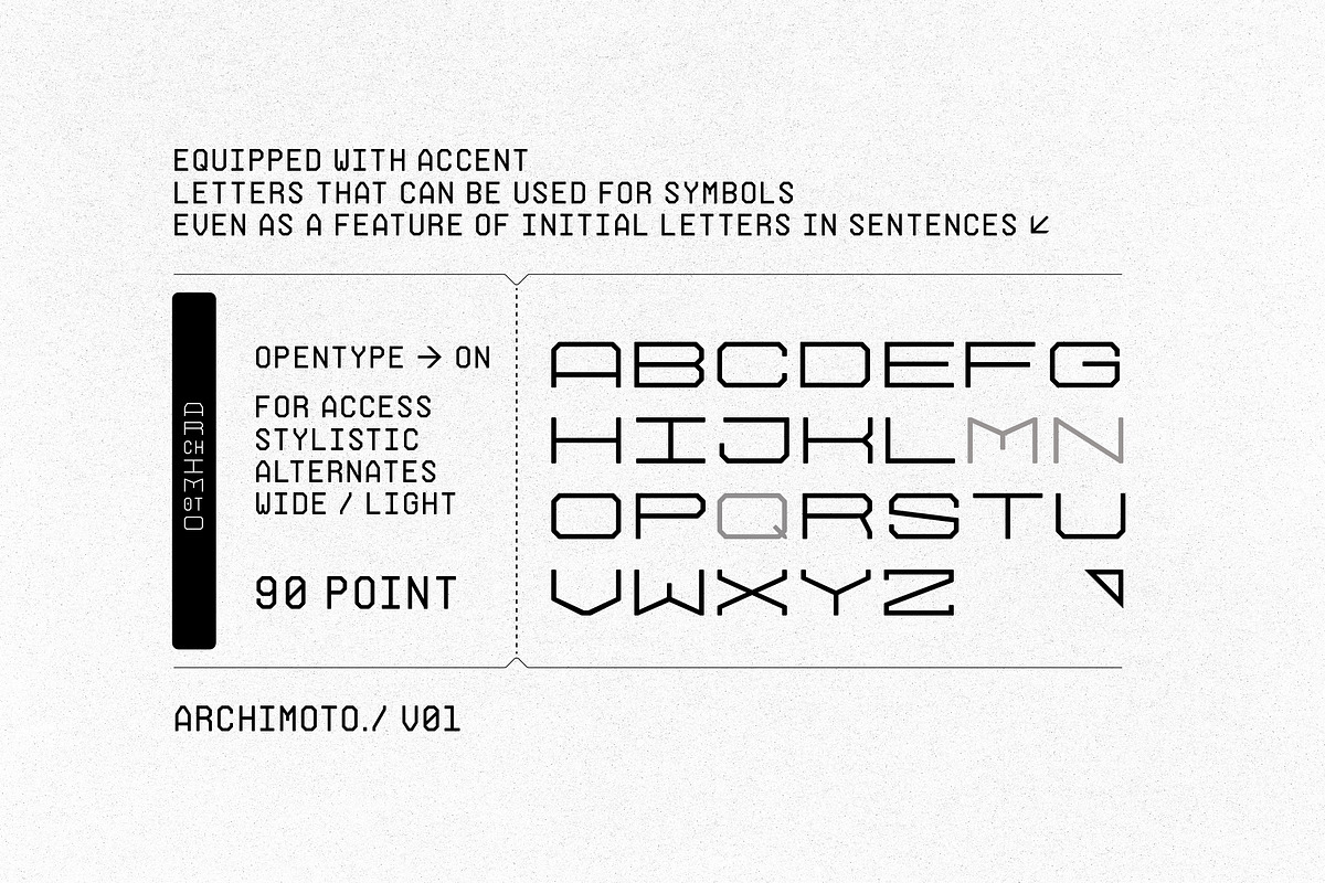 Archimoto, a Sans Serif Font by OWL KING (Photo 4 of 9)