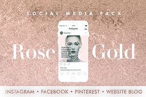 ROSE GOLD | SOCIAL MEDIA BUNDLE