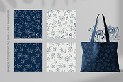 Indigo Seamless Patterns, a Pattern Graphic by Tkoko vectors & patterns (Thumbnail 11 of 16)