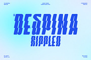 CS Despina Rippled, a Sans Serif Font by Craft Supply Co. (Thumbnail 1 of 8)