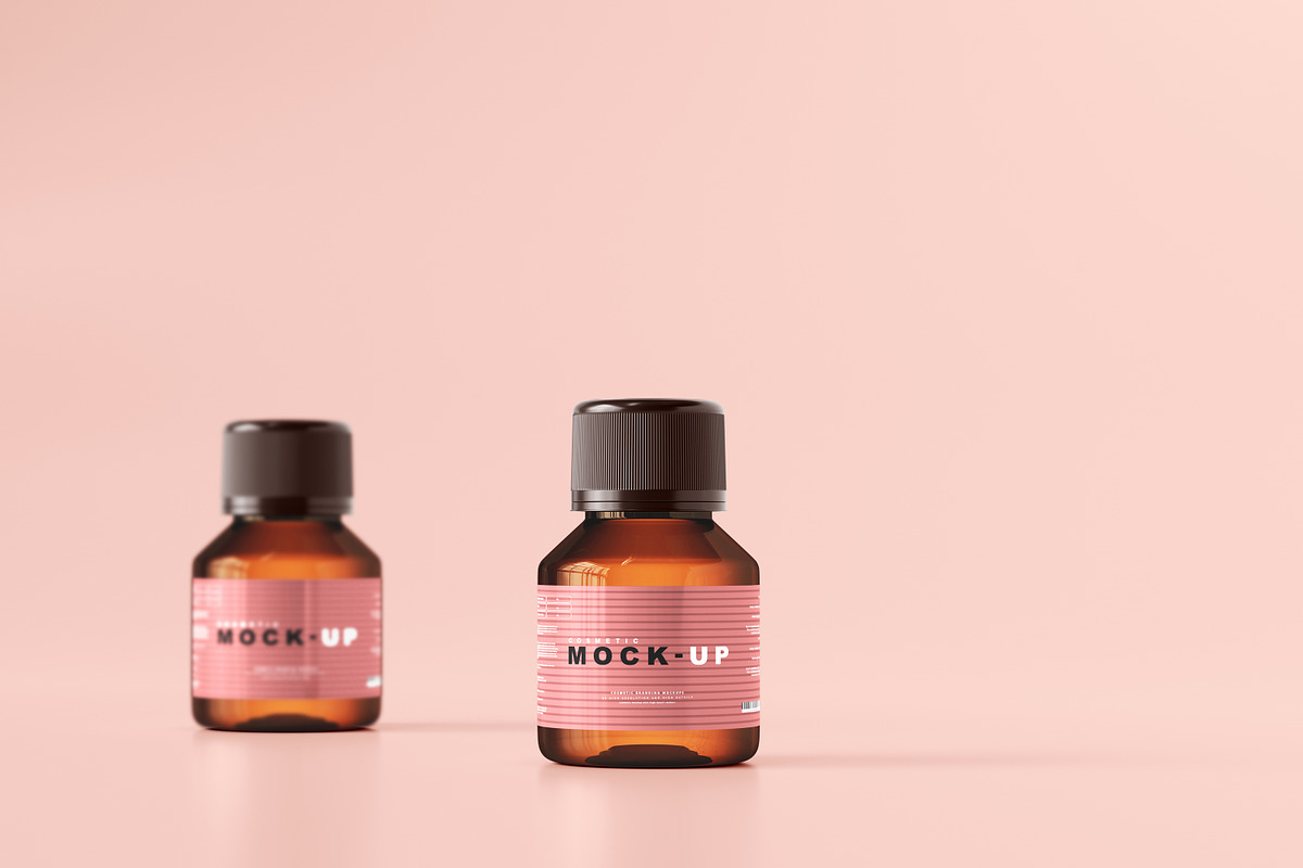250+ Cosmetic Branding Mockup Bundle, a Cups & Container Mockup by pmvch (Photo 238 of 273)