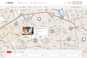 Realer - Real Estate PSD Template