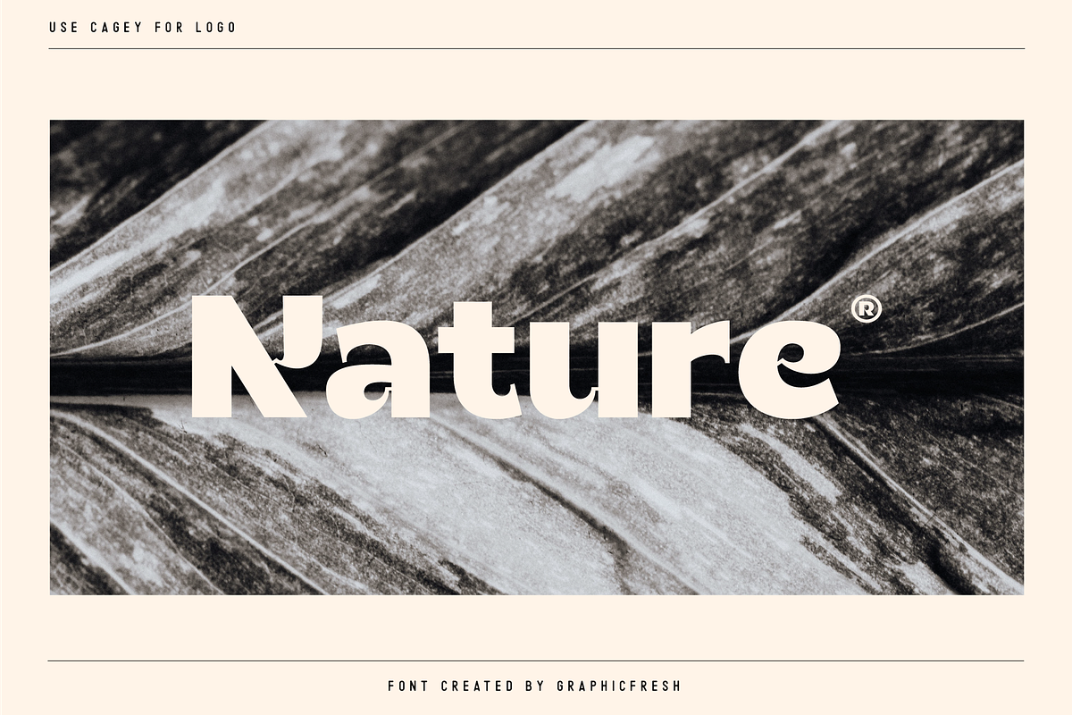 Cagey - The Bold Retro Font, a Sans Serif Font by Graphicfresh (Photo 5 of 10)