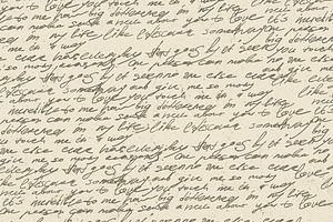Illegible handwriting seamless