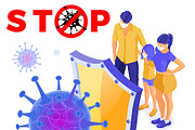 Covid-19 Coronavirus Stop 2019-nCoV, a Healthcare Illustration by TAlex (Thumbnail 5 of 6)