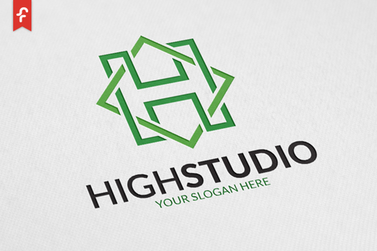 High Studio Logo, a Branding & Logo Template by ft.studio