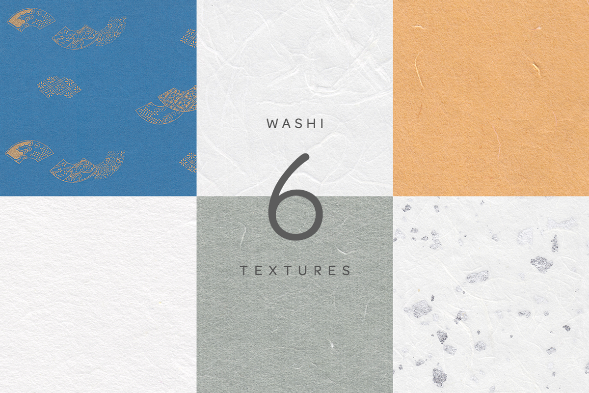 WASHI Japanese Papers 3, a Texture Graphic by Hanko Goods (Photo 2 of 9)
