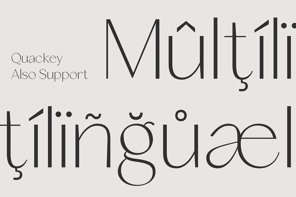 Quackey - Stylish Typeface, a Sans Serif Font by Craft Supply Co. (Photo 4 of 8)