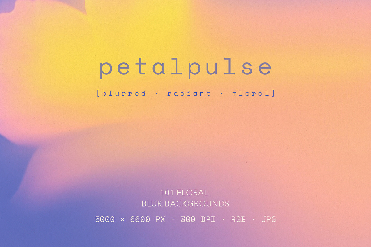 PETALPULSE: Floral Blur Background, a Background Graphic by alonahaidash (Photo 1 of 12)
