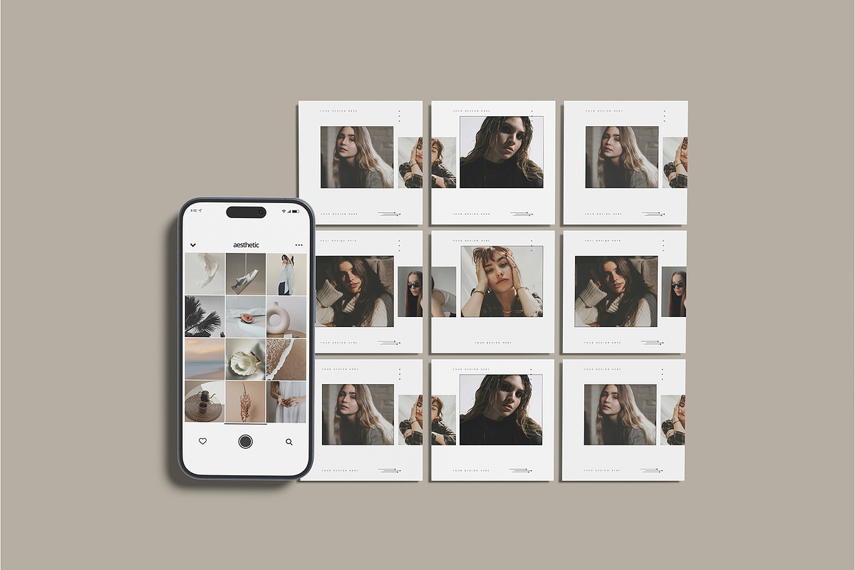 Instagram story and post mockup, a Social Media Template by rizalamora (Photo 9 of 11)