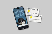 iPhone and Credit Card Mockup, an iPhone Mockup by AnasStudio (Thumbnail 11 of 13)