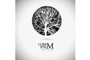 Abstract object logo round tree, an Object Illustration by Nenahliadava Design