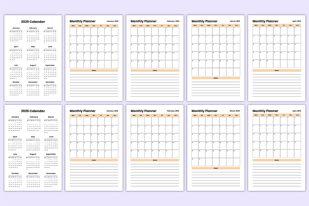 2025-26 Money Saving Challenges Book, a Stationery Template by Mustafiz (Photo 3 of 8)