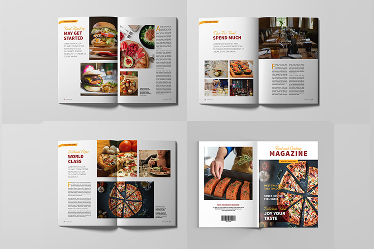 Food and Cooking Magazine Template, a Magazine Template by xtratimebd (Photo 5 of 5)