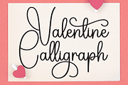 Valentine Calligraph | Script Font, a Handwritten Font by Scratchones (Thumbnail 1 of 9)