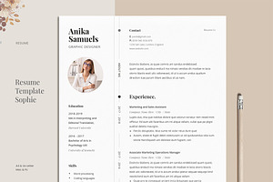 Resume Template Anika