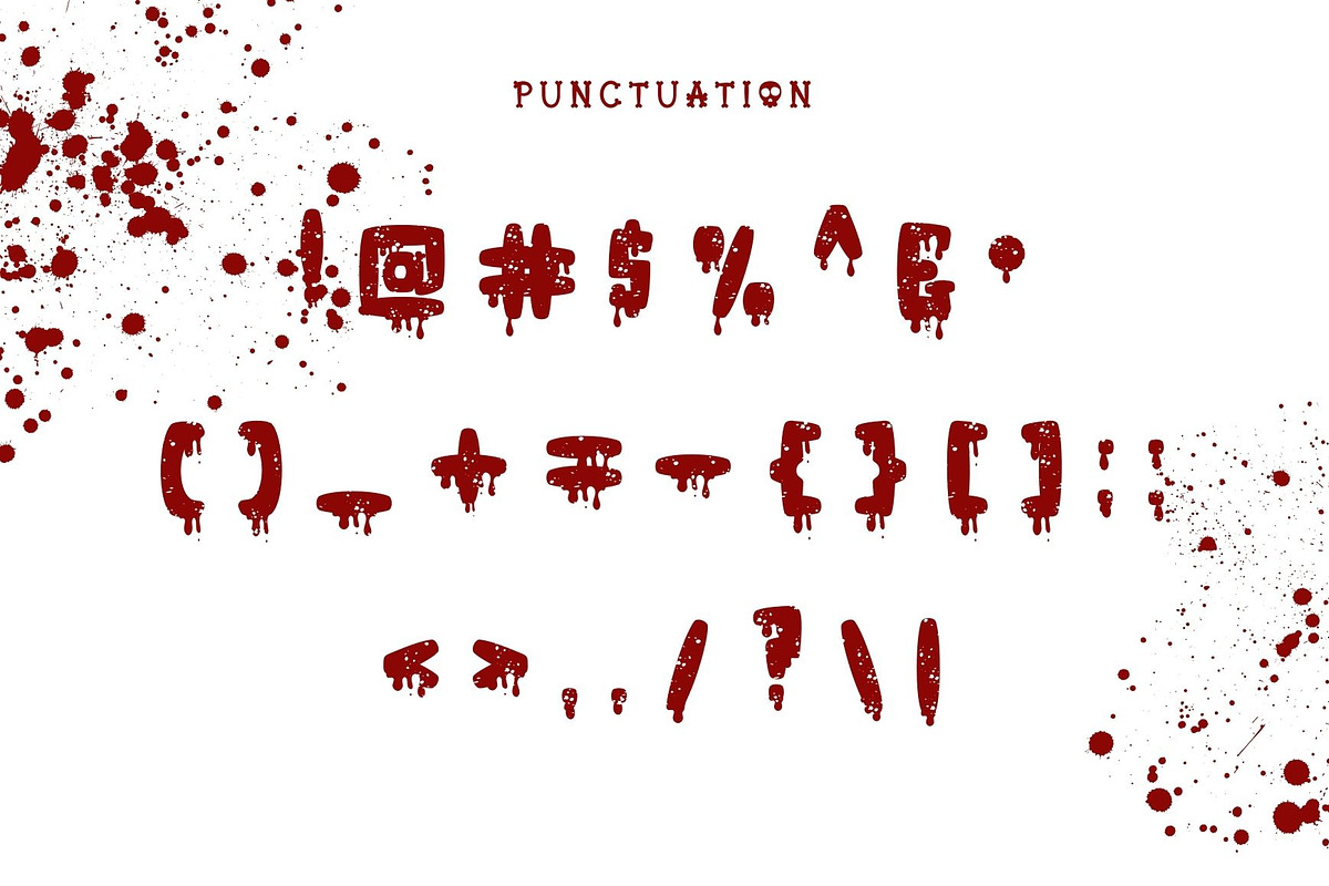 Blood - Decorative font, a Sans Serif Font by Brown Cupple (Photo 7 of 8)