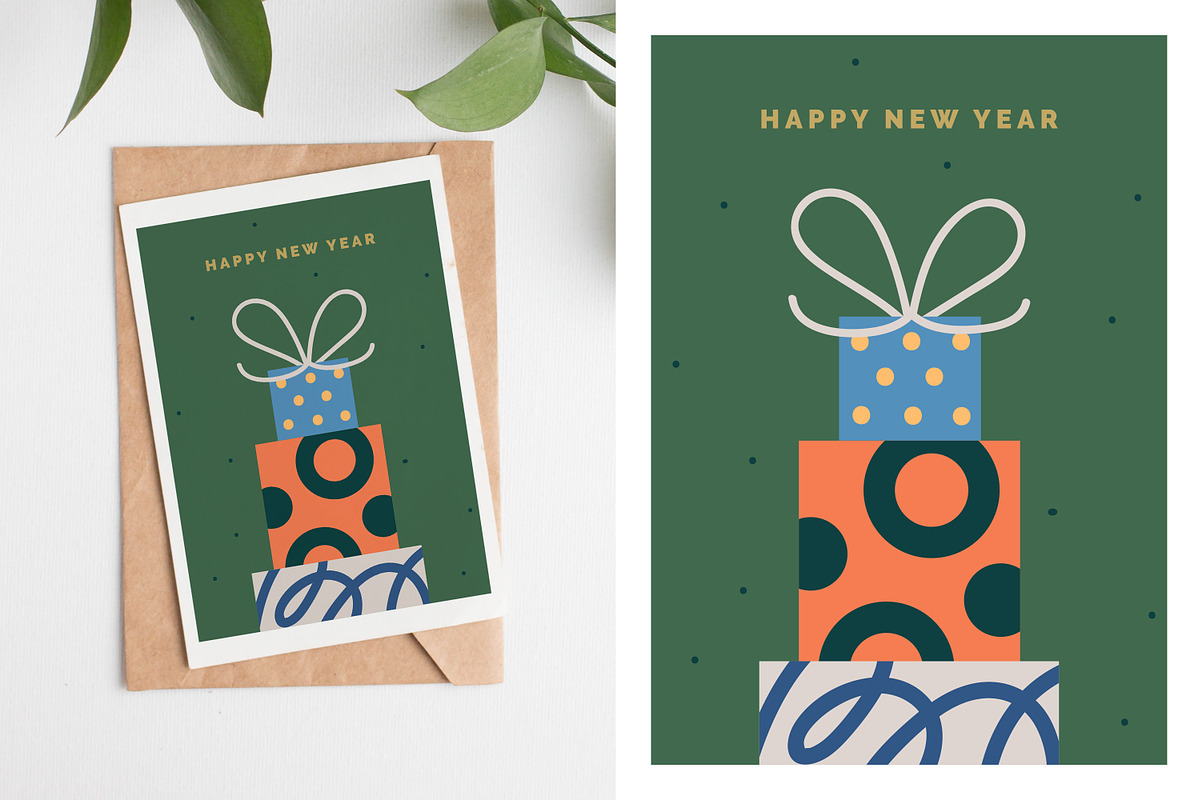 Christmas & New Year cards, posters, an Illustration by Good Studio (Photo 3 of 6)