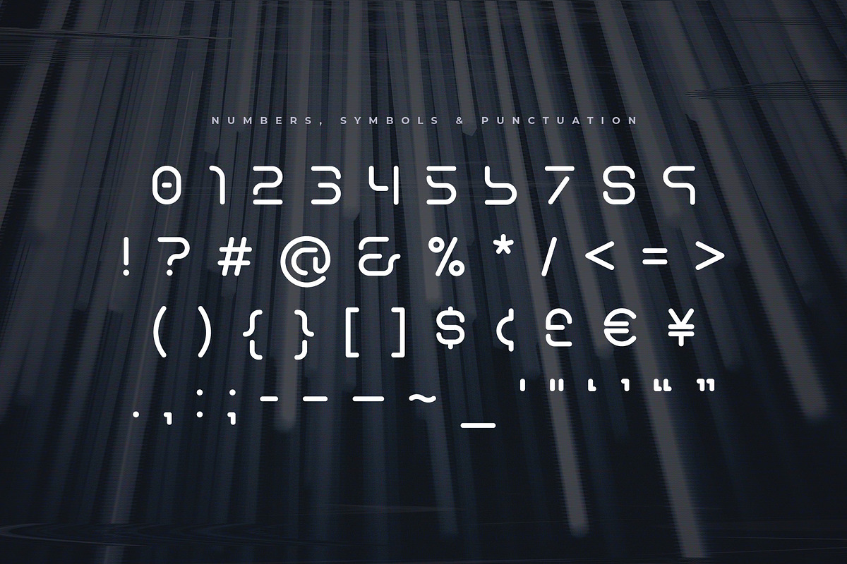 Alpha Sector - Tech Font preview 3