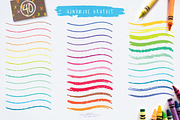 Seamless Hand-Drawn Crayons Patterns, a Pattern Graphic by The Paper Town (Thumbnail 5 of 5)
