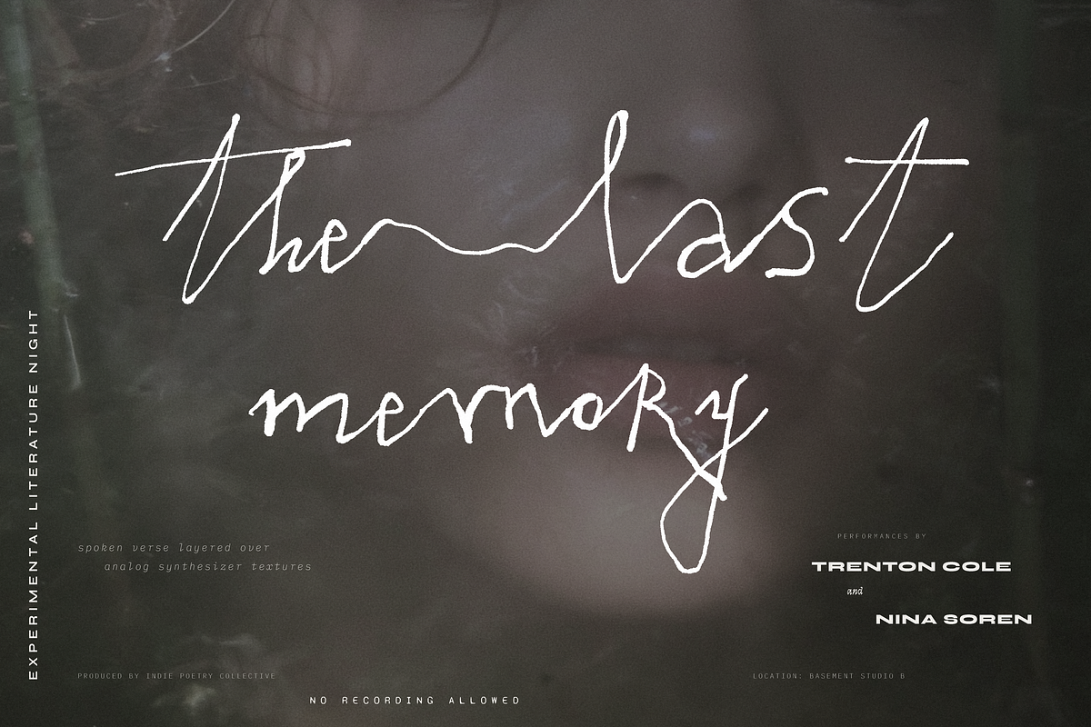 Bergamot // experimental, raw script, a Handwritten Font by PeachCreme (Photo 6 of 15)