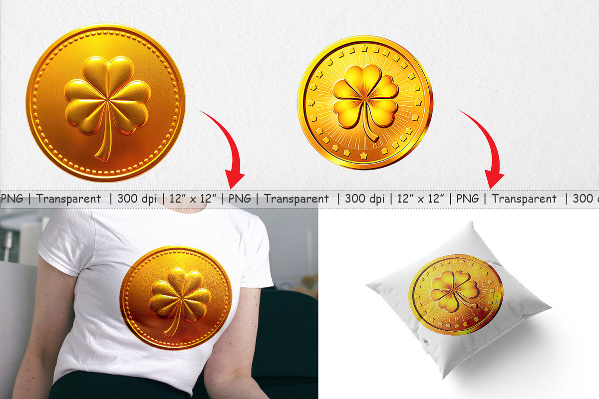 Gold Coin Clipart, a Graphic by Artnoy (Photo 3 of 5)