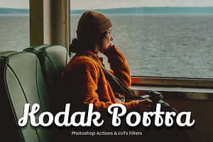 12 Kodak Portra Photoshop Actions, an Action Add-On by 3Motional