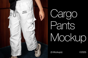 Cargo Pants Mockup Set