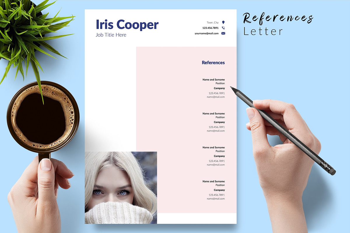 Modern Resume Template / CV - Iris, a Resume Template by Templates Design Co. (Photo 6 of 17)