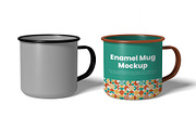 Enamel Mug Mockup, a Cups & Container Mockup by Mockupfit (Thumbnail 1 of 2)