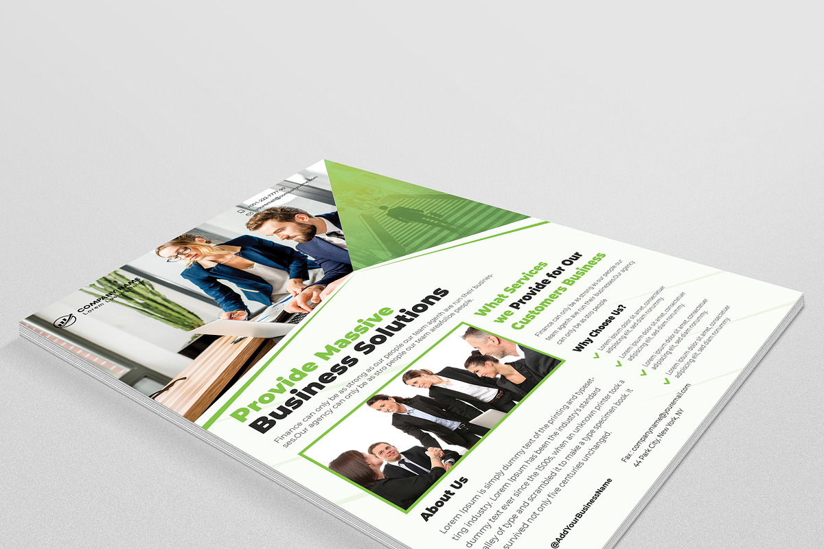Business Flyer Template PSD Word, a Flyer Template by Madhabi Studio (Photo 5 of 5)