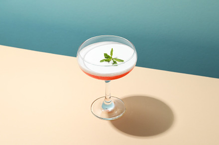 Concept of delicious alcohol drink, Cosmopolitan cocktail, a Food & Drink Photo by AtlasStudio PRO
