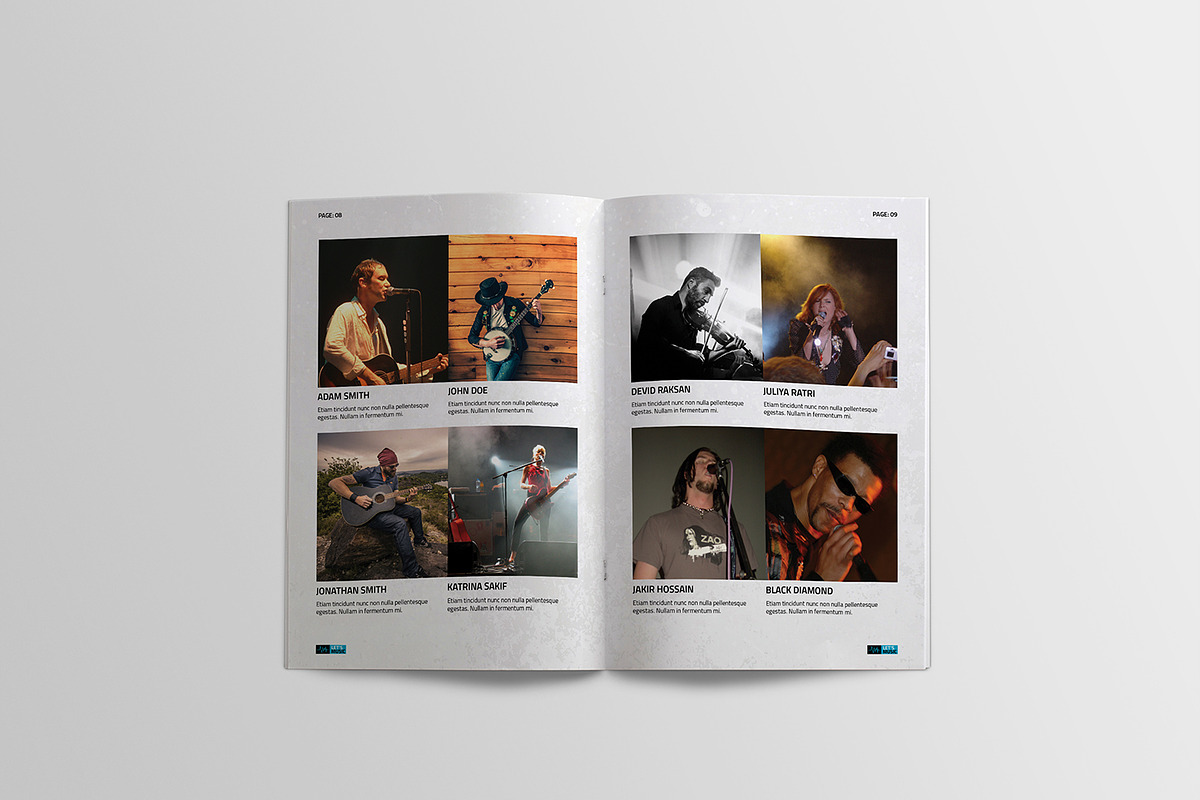 Music Festival Brochure+Ticket, a Brochure Template by SmmrDesign (Photo 10 of 20)
