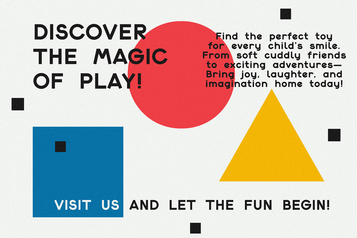 Kiddie Toyblock Font, a Sans Serif Font by CuteDreamyDesign (Photo 3 of 7)